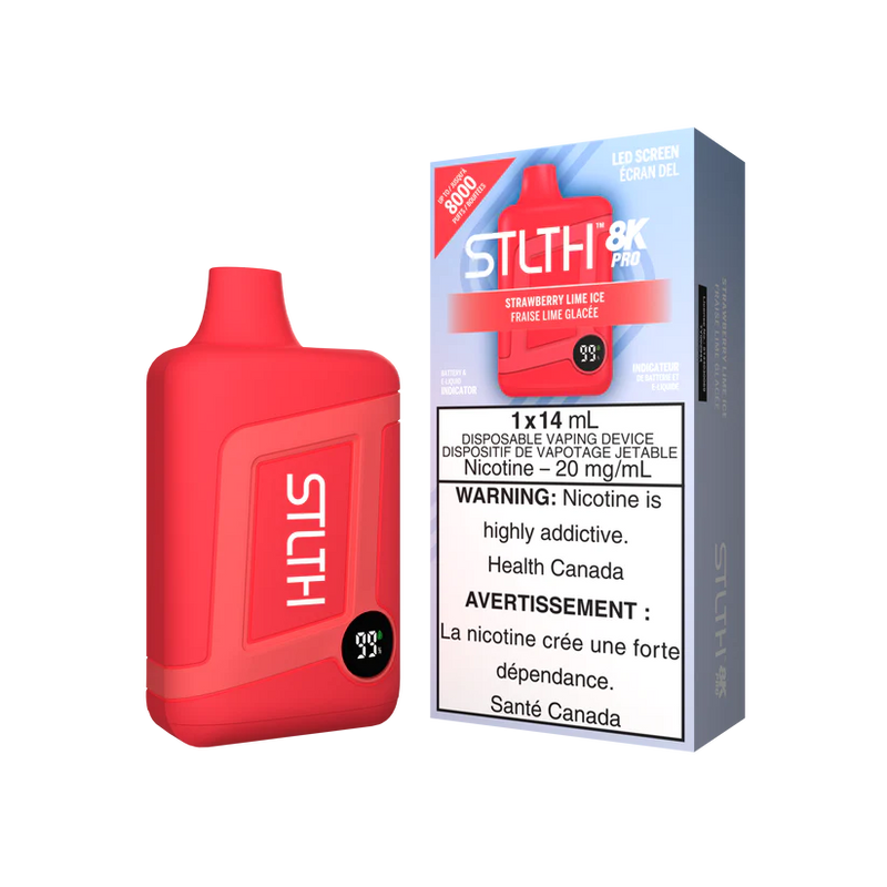 STLTH 8K Pro - Strawberry Lime Ice 14ml 20mg