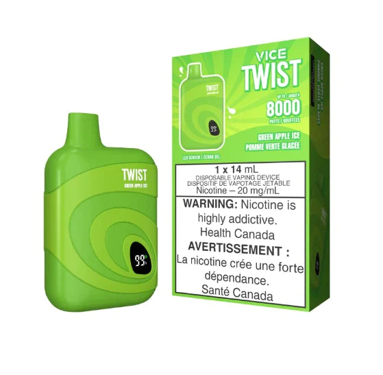 Vice Twist 8000 Green Apple Ice 14ml 20mg