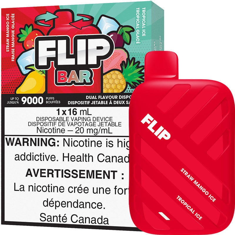 FLIPBAR 9K - Straw Mango Ice & Tropical Ice - 16ml 20mg