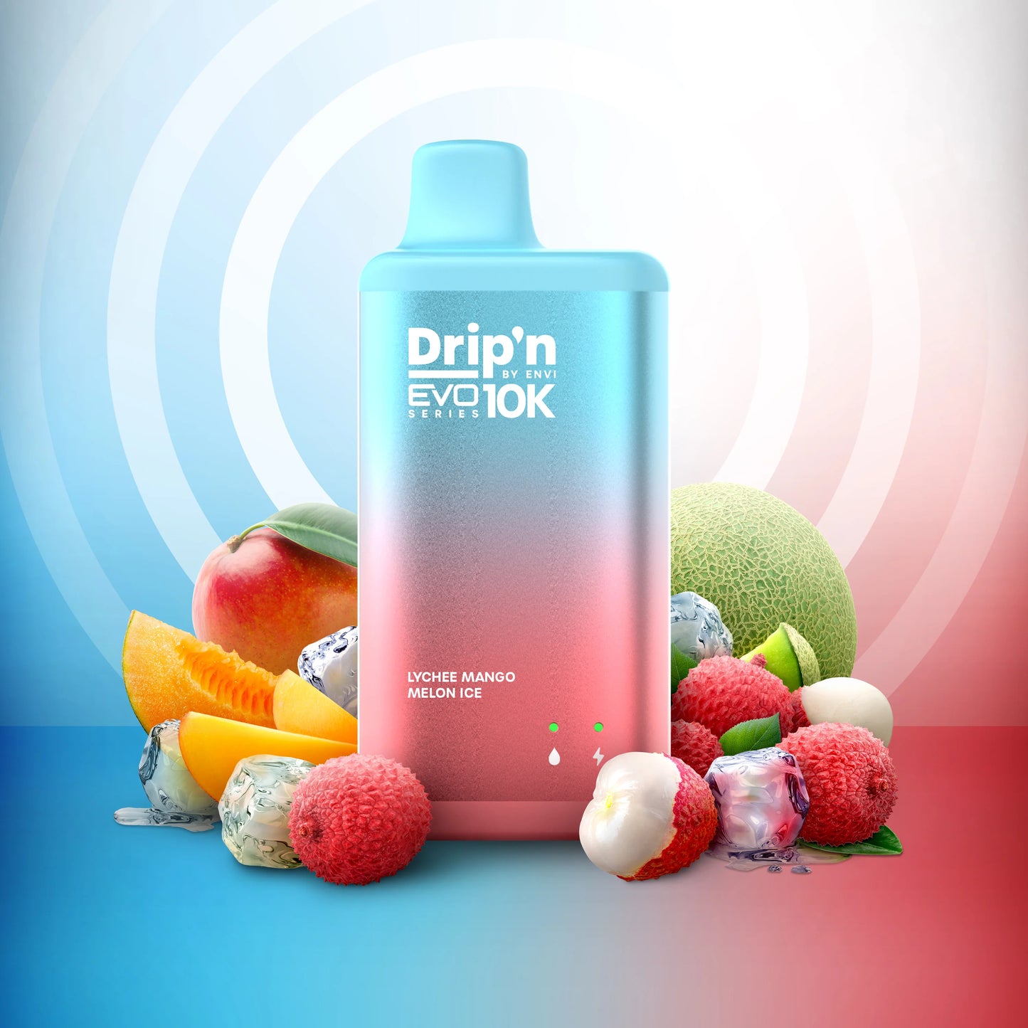 Drip’n By Envi 10K - Lychee Mango Melon Ice 19ml 20mg