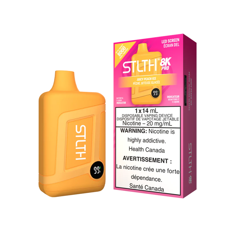 STLTH 8K Pro - Juicy Peach Ice 14ml 20mg