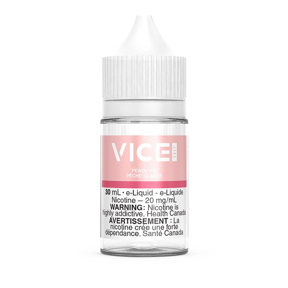 PEACH ICE - VICE SALT NIC E-JUICE - 30ml - 12mg