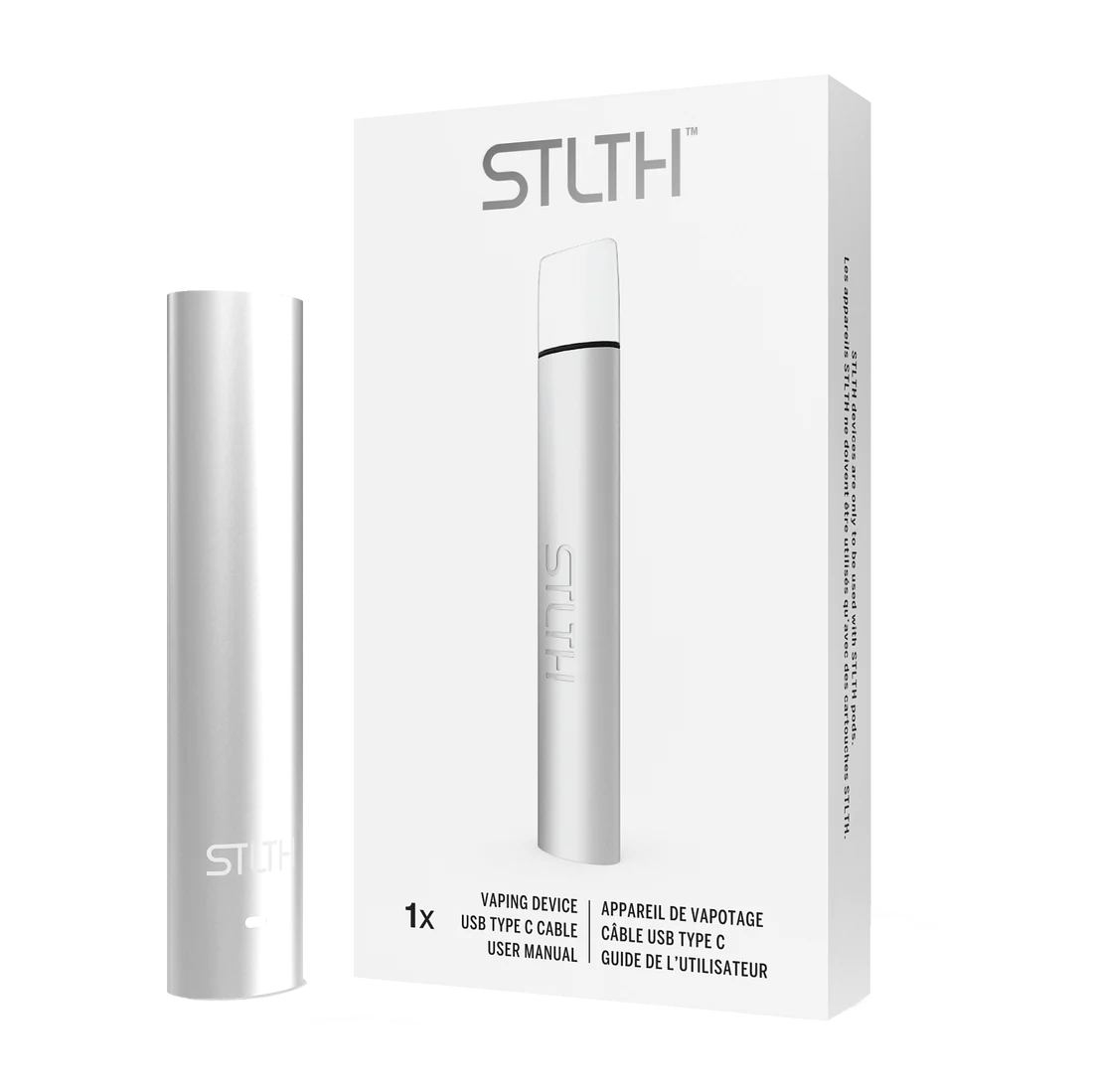 STLTH Device Type C - Silver Metal