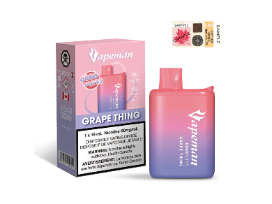 Vapeman 6000 Puffs - Grape Thing 18ml 20mg
