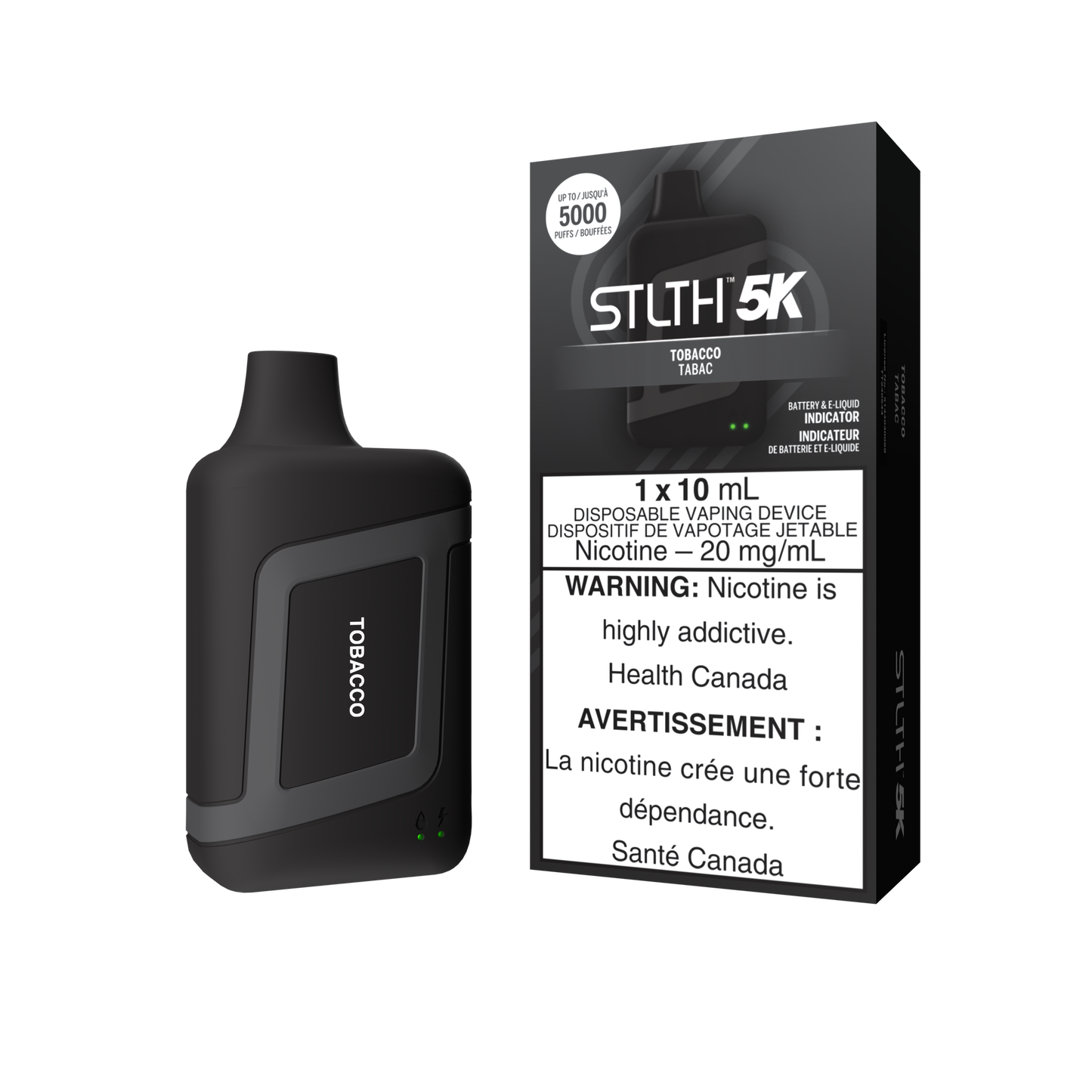 STLTH 5K - Tobacco 10ml 20mg