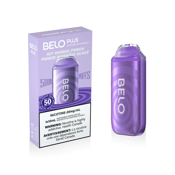 BELO PLUS 5000 Puffs - Icy Hawaii Punch 10ml 20mg