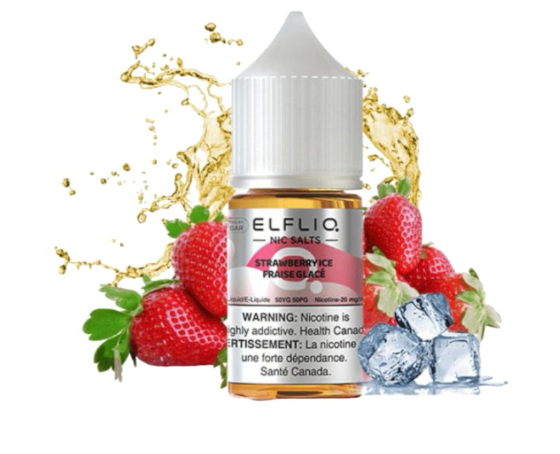 STRAWBERRY ICE - ELFLIQ NIC SALT E-LIQUID - 30ML - 20MG