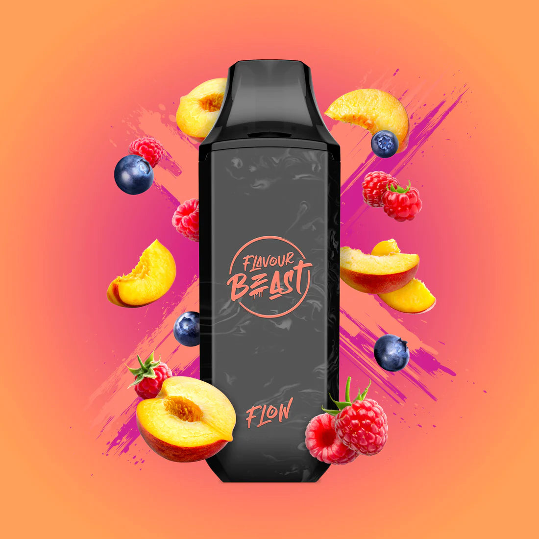 Flavour Beast Flow 4K - Packin’ Peach Berry 10ml 20mg