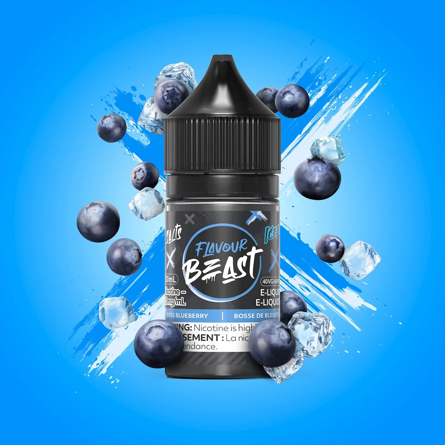 BOSS BLUEBERRY ICED - FLAVOUR BEAST E-LIQUID - 10MG