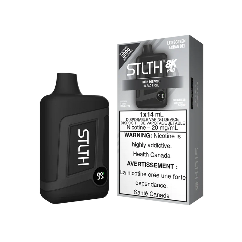 STLTH 8K Pro - Rich Tobacco 14ml 20mg