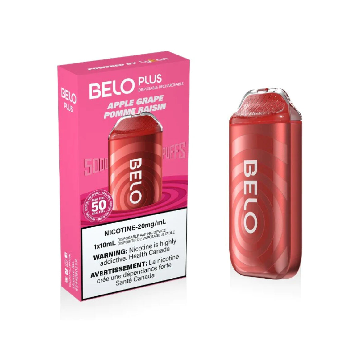 BELO PLUS 5000 Puffs - Apple Grape 10ml 20mg