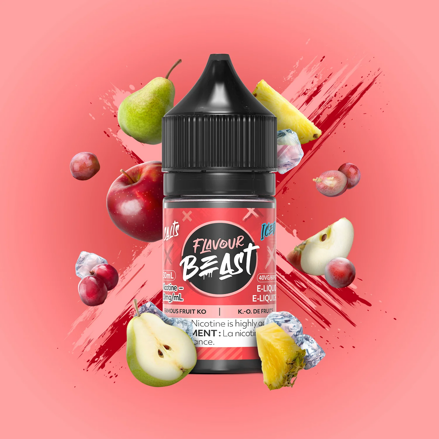 FAMOUS FRUIT KO ICED - FLAVOUR BEAST E-LIQUID - 20MG