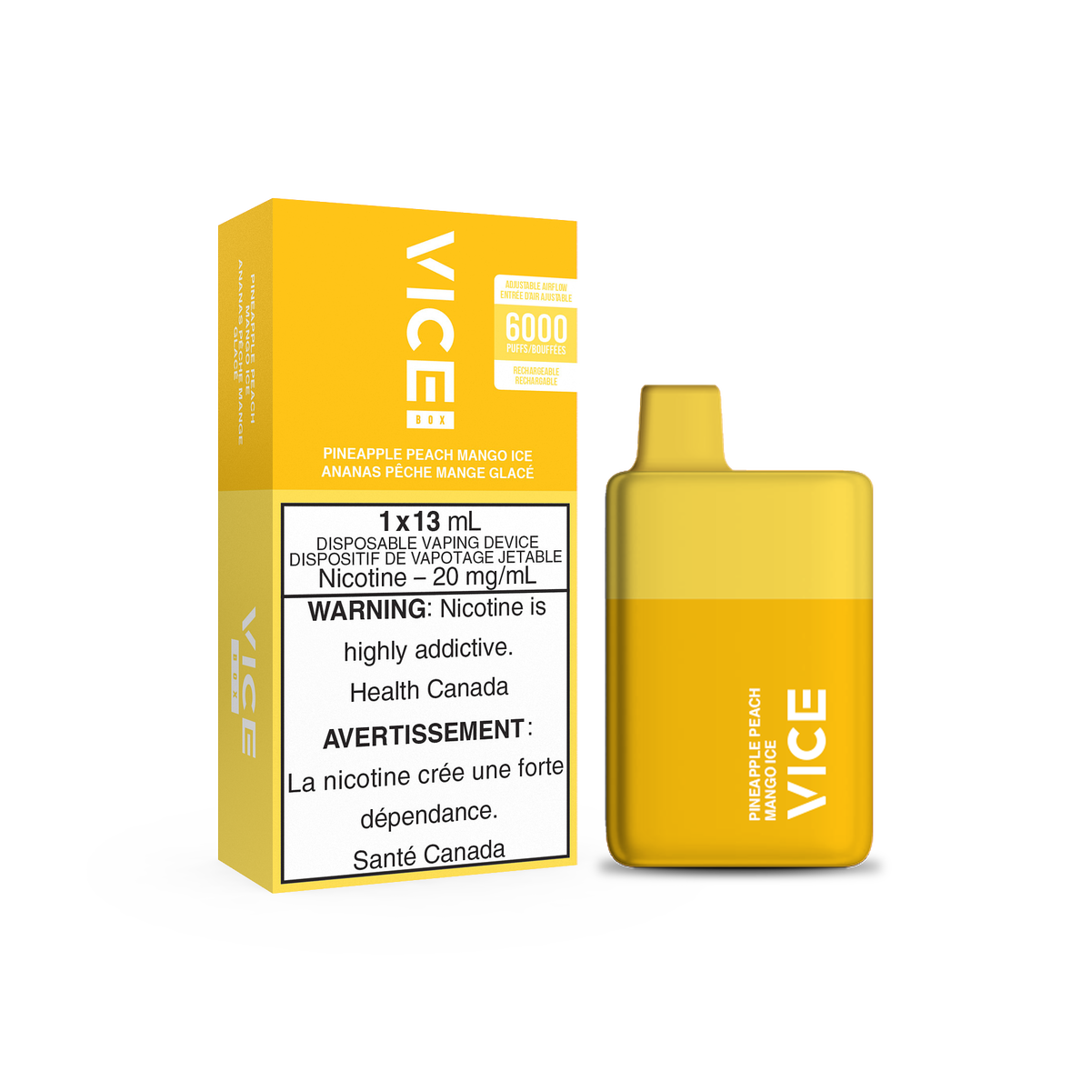 VICE BOX 6K - Pineapple Peach Mango Ice 13ml 20mg