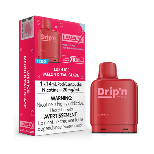 Level X Drip’n By Envi 7K Lush Ice 14mL 20mg