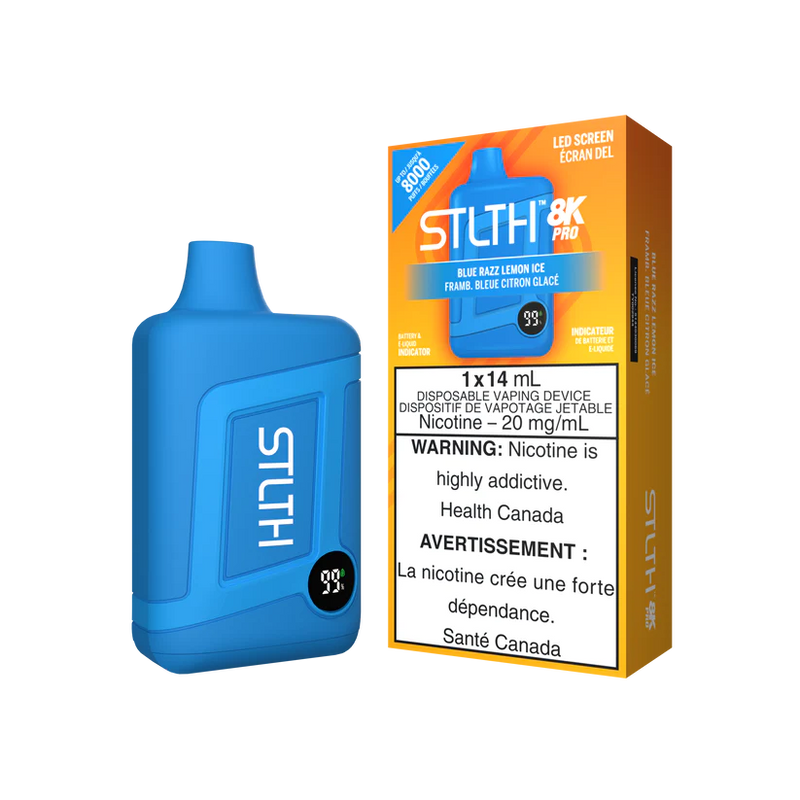 STLTH 8K Pro - Blue Razz Lemon Ice 14ml 20mg