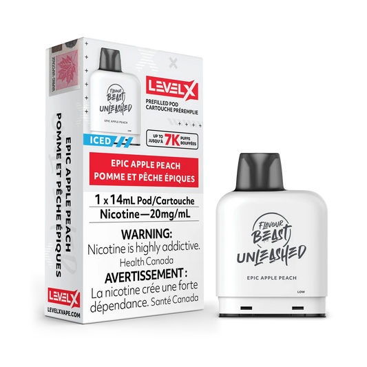 Level X Flavour Beast Unleashed 7K Epic Apple Peach Iced 14ml 20mg