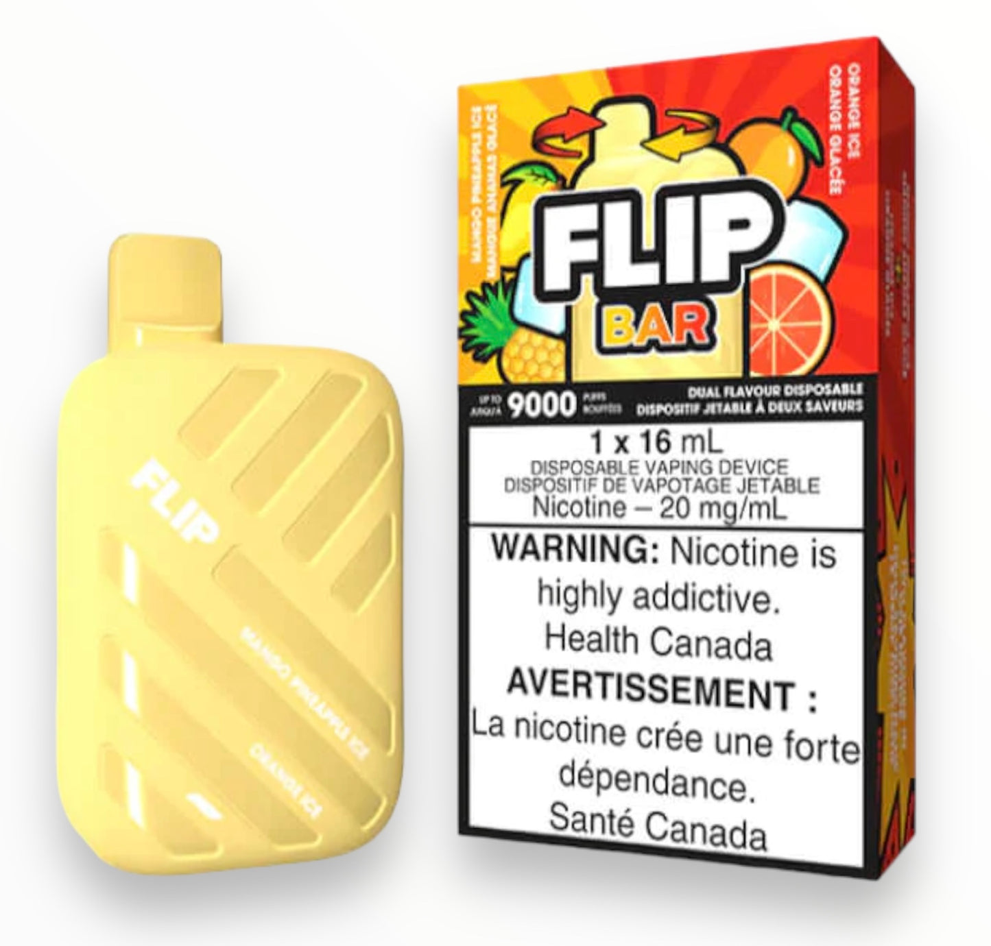 FLIPBAR 9K - Mango Pineapple Ice & Orange Ice - 16ml 20mg