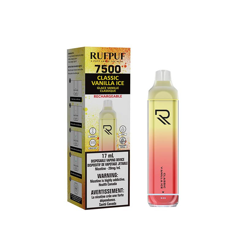 RufPuf 7500 - Classic Vanilla Ice 17ml 20mg