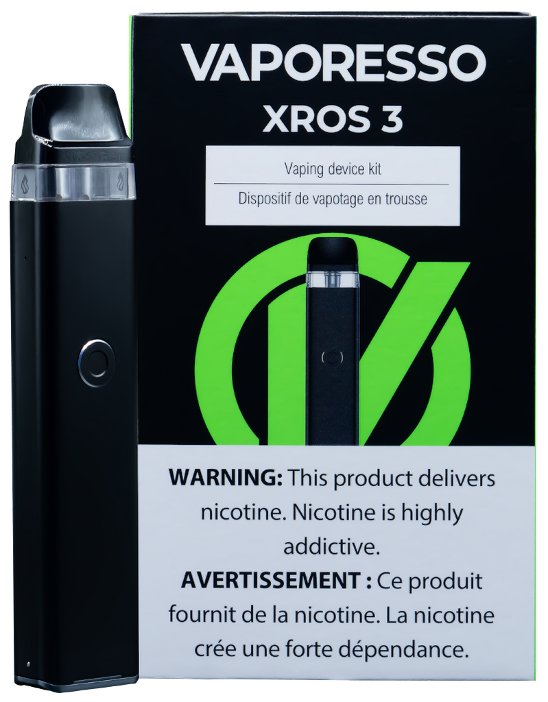 VAPORESSO XROS 3 - Vaping device kit - Black