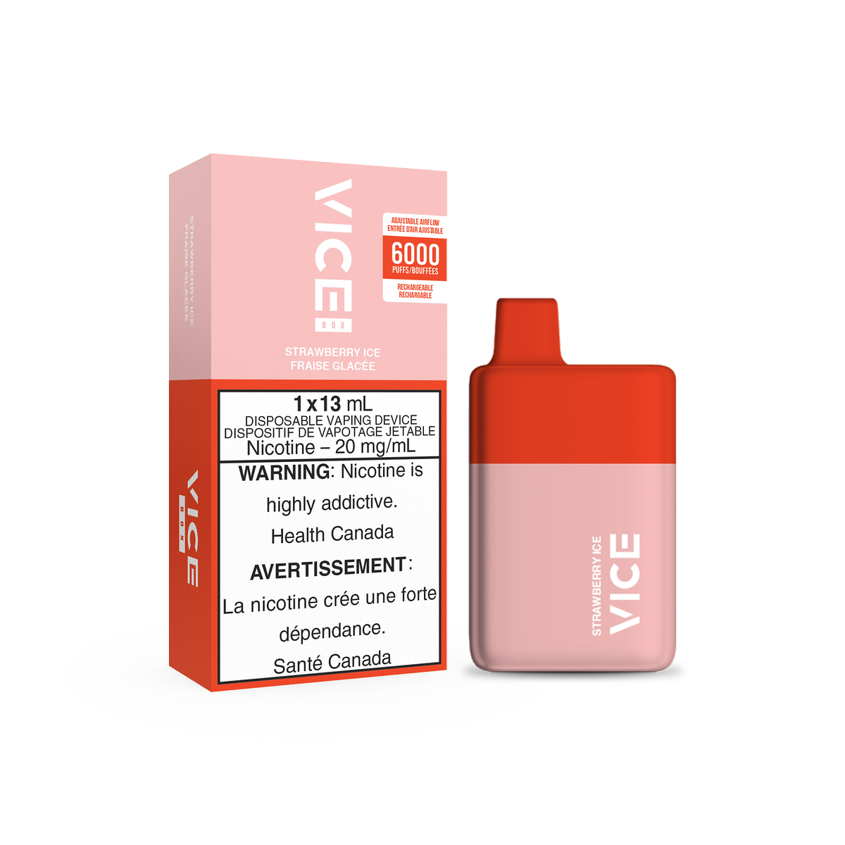 VICE BOX 6K - Strawberry Ice 13ml 20mg