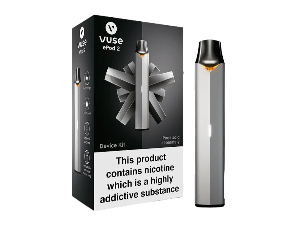 VUSE ePOD 2 - Device & USB Cable - Silver