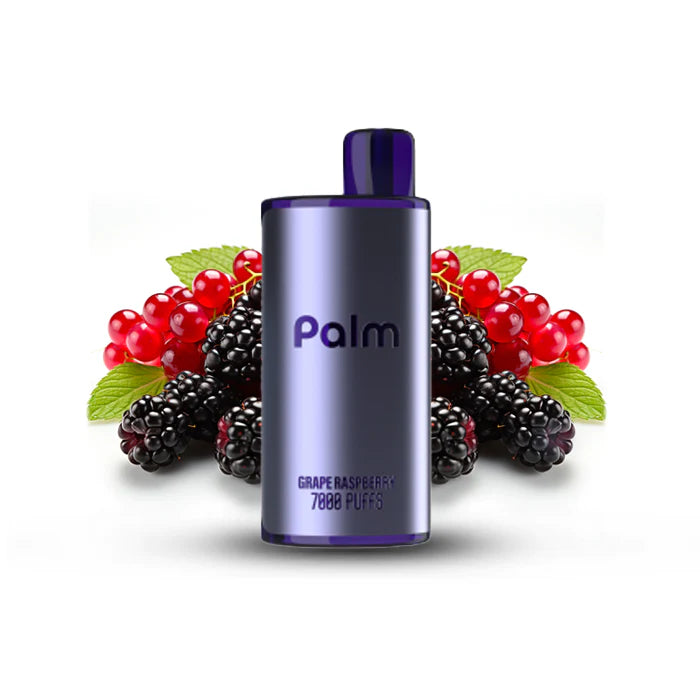 Pop Hit Palm 7000 puffs Grape Raspberry 16ml 20mg