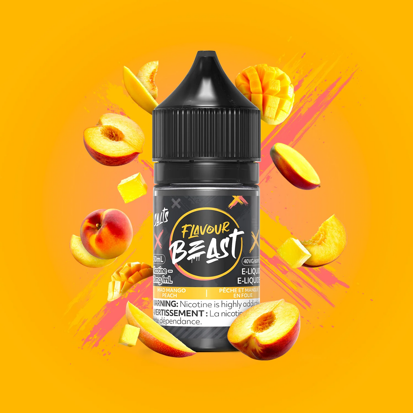 MAD MANGO PEACH - FLAVOUR BEAST E-LIQUID - 10MG