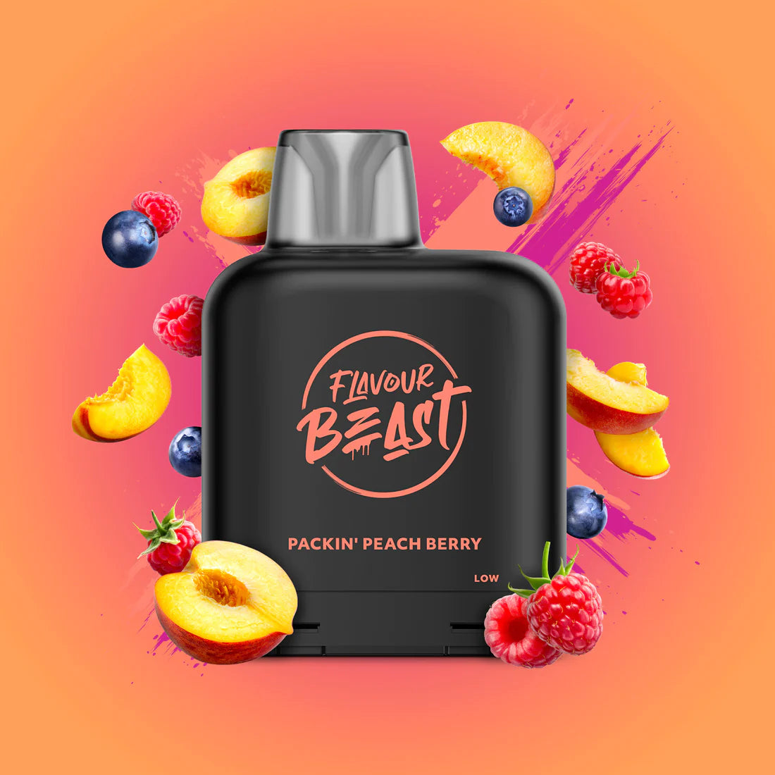 Level X Flavour Beast 7K Packin’ Peach Berry 14mL 20mg