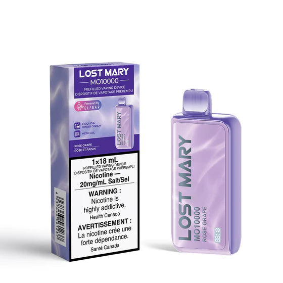 Lost Mary MO10000 Rose Grape 18ml 20mg