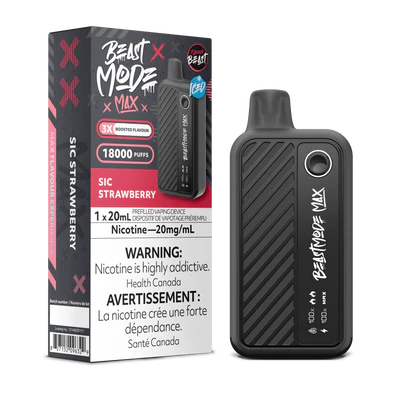 SIC STRAWBERRY - FLAVOUR BEAST BEAST MODE MAX (20mL) (ONTARIO)