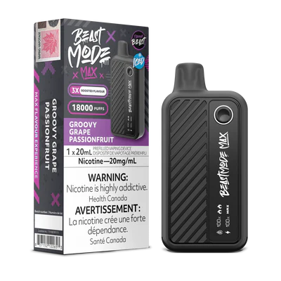 GROOVY GRAPE PASSIONFRUIT - FLAVOUR BEAST BEAST MODE MAX (20mL) (ONTARIO)