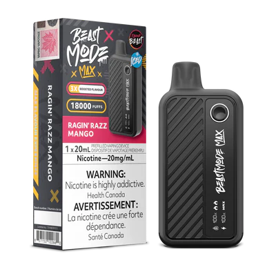 RAGIN' RAZZ MANGO - FLAVOUR BEAST BEAST MODE MAX (20mL) (ONTARIO)