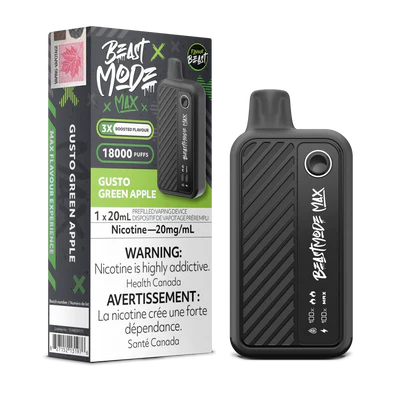 GUSTO GREEN APPLE - FLAVOUR BEAST BEAST MODE MAX (20mL) (ONTARIO)