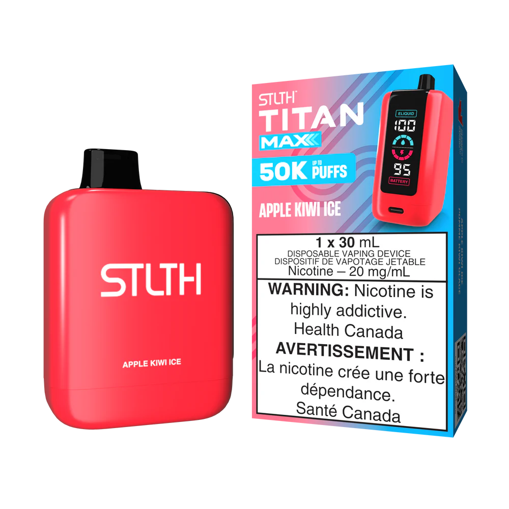 APPLE KIWI ICE - STLTH TITAN MAX DISPOSABLE (30mL)