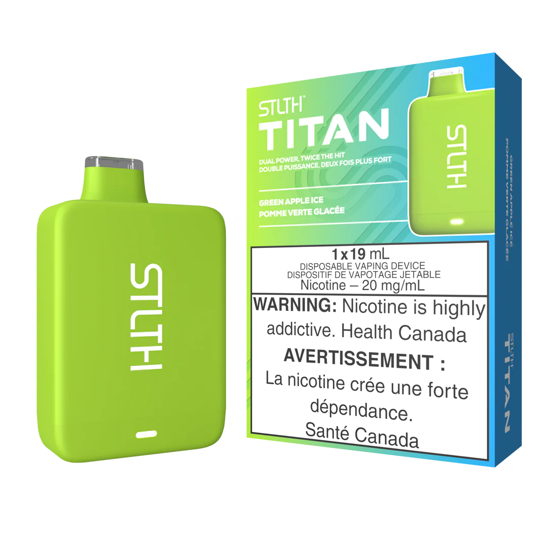 Stlth Titan Green Apple Ice