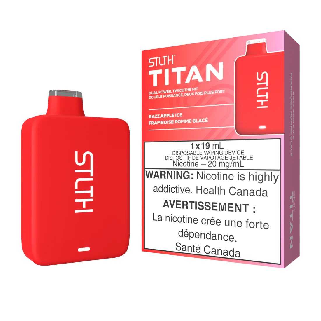 Stlth Titan Razz Apple Ice