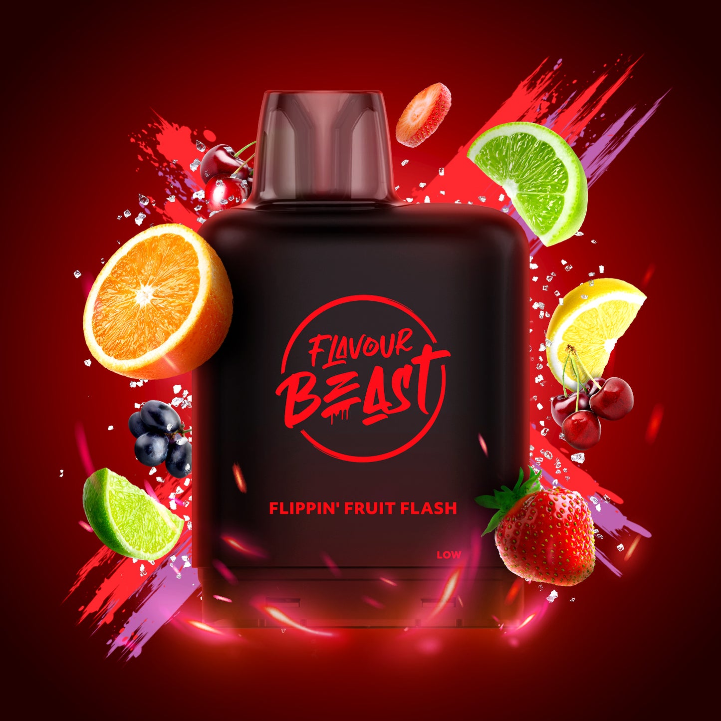 Level X Flavour Beast Boost Pod 20mL - Flippin' Fruit Flash