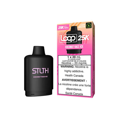 COCONUT RAZZ ICE - STLTH LOOP 25K (20mL) (ONTARIO)