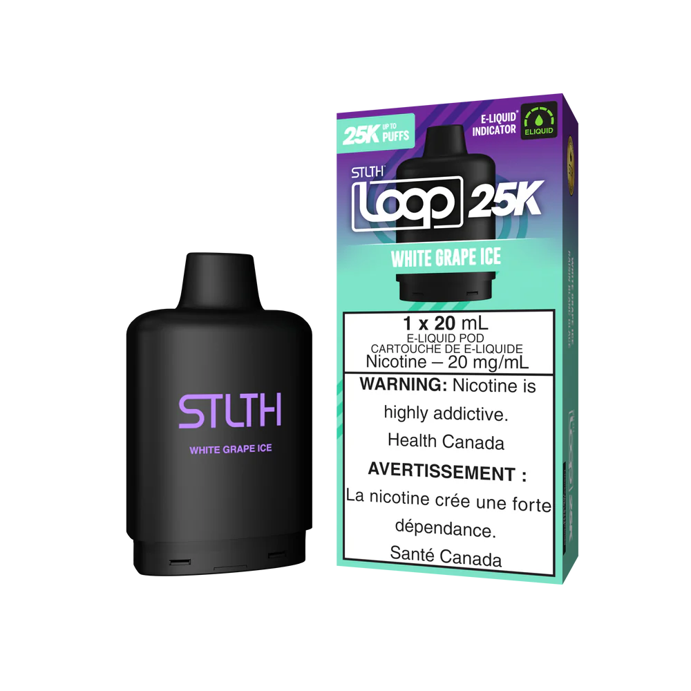 WHITE GRAPE ICE - STLTH LOOP 25K (20mL) (ONTARIO)