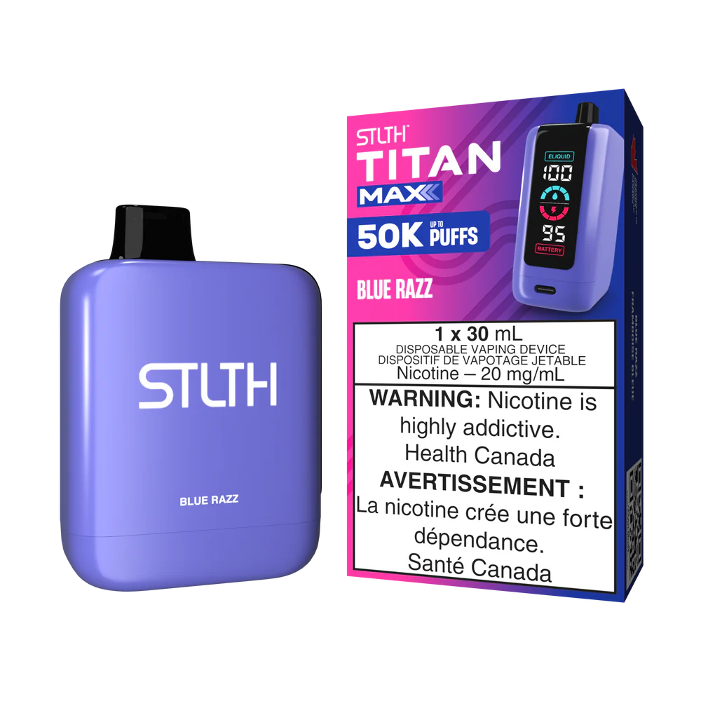 BLUE RAZZ - STLTH TITAN MAX DISPOSABLE (30mL)