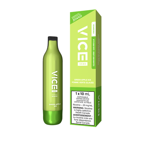 VICE 5500 - Green Apple Ice 10ml 20mg