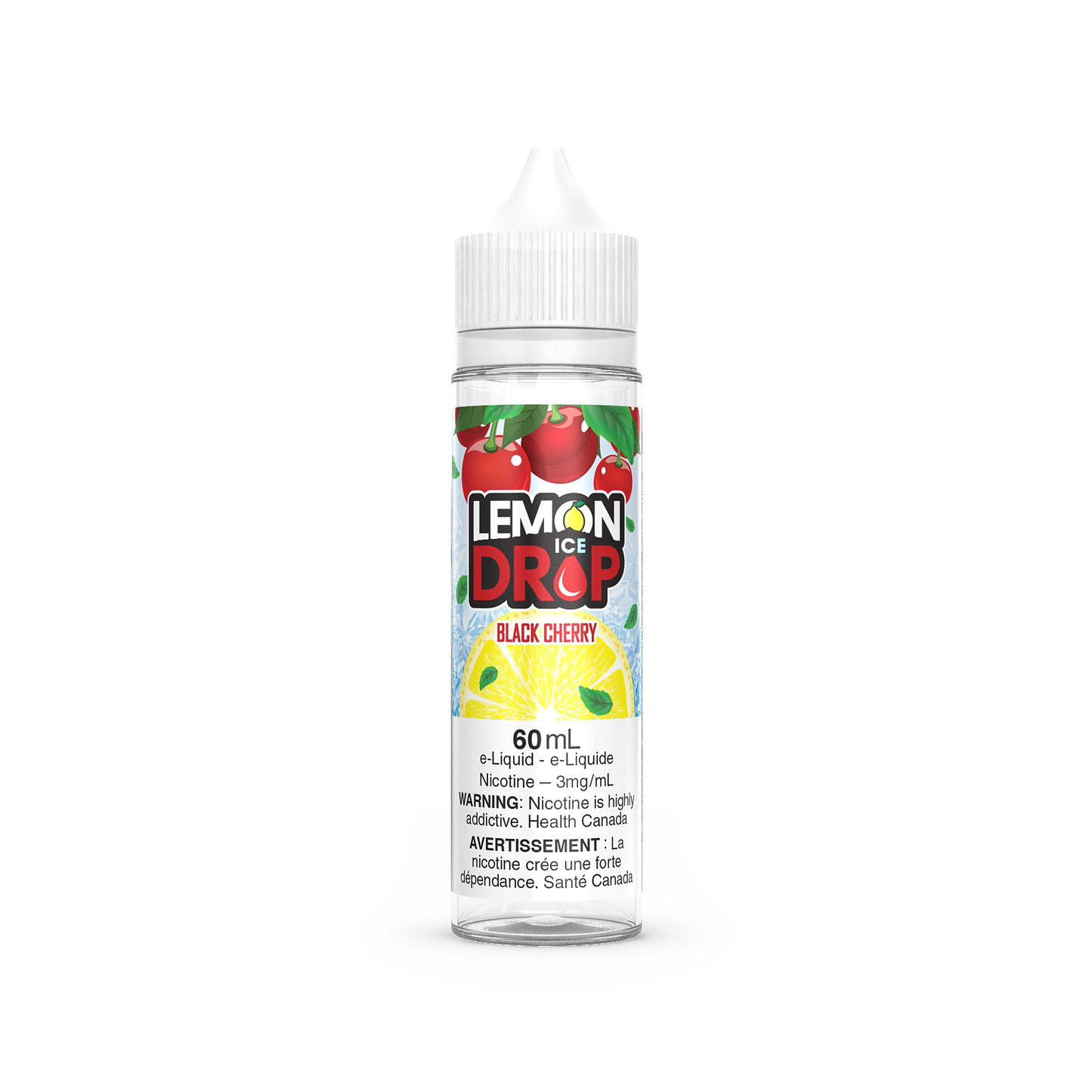 Black Cherry - Lemon Drop ICE - 60ml - FREE BASE - E-Liquid