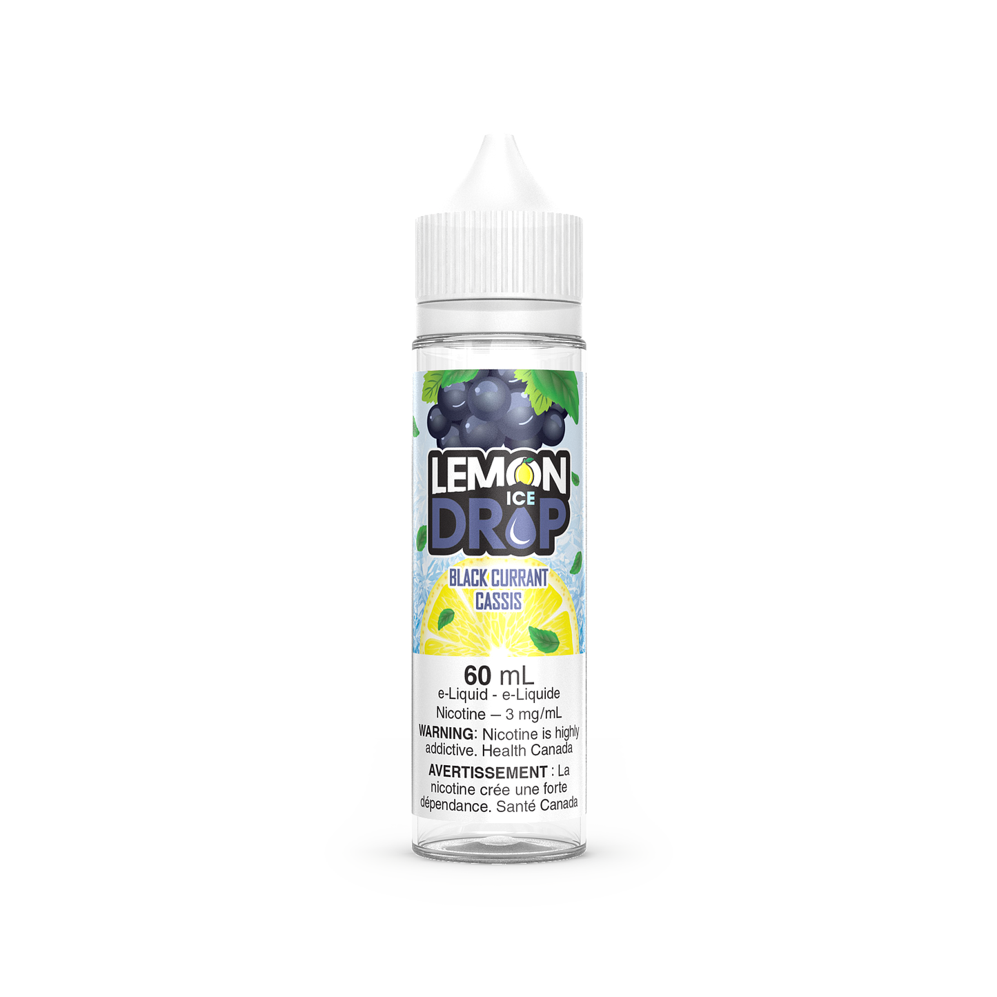 Black Currant - Lemon Drop ICE - 60ml - FREE BASE - E-Liquid