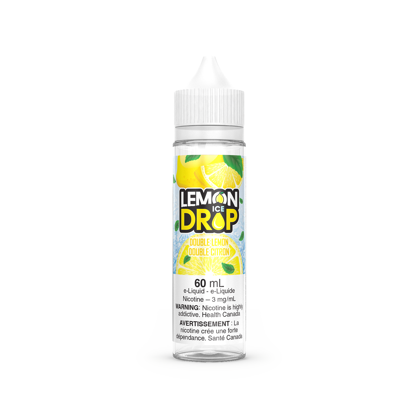 Double Lemon - Lemon Drop ICE - 60ml - FREE BASE - E-Liquid