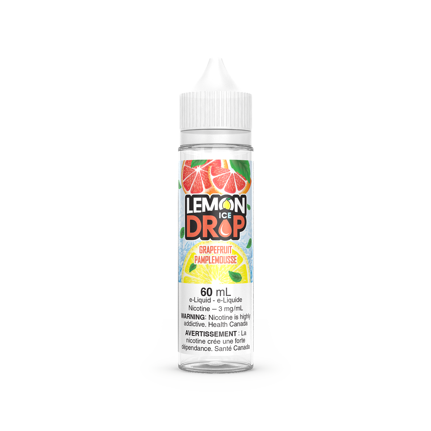 Grapefruit - Lemon Drop ICE - 60ml - FREE BASE - E-Liquid