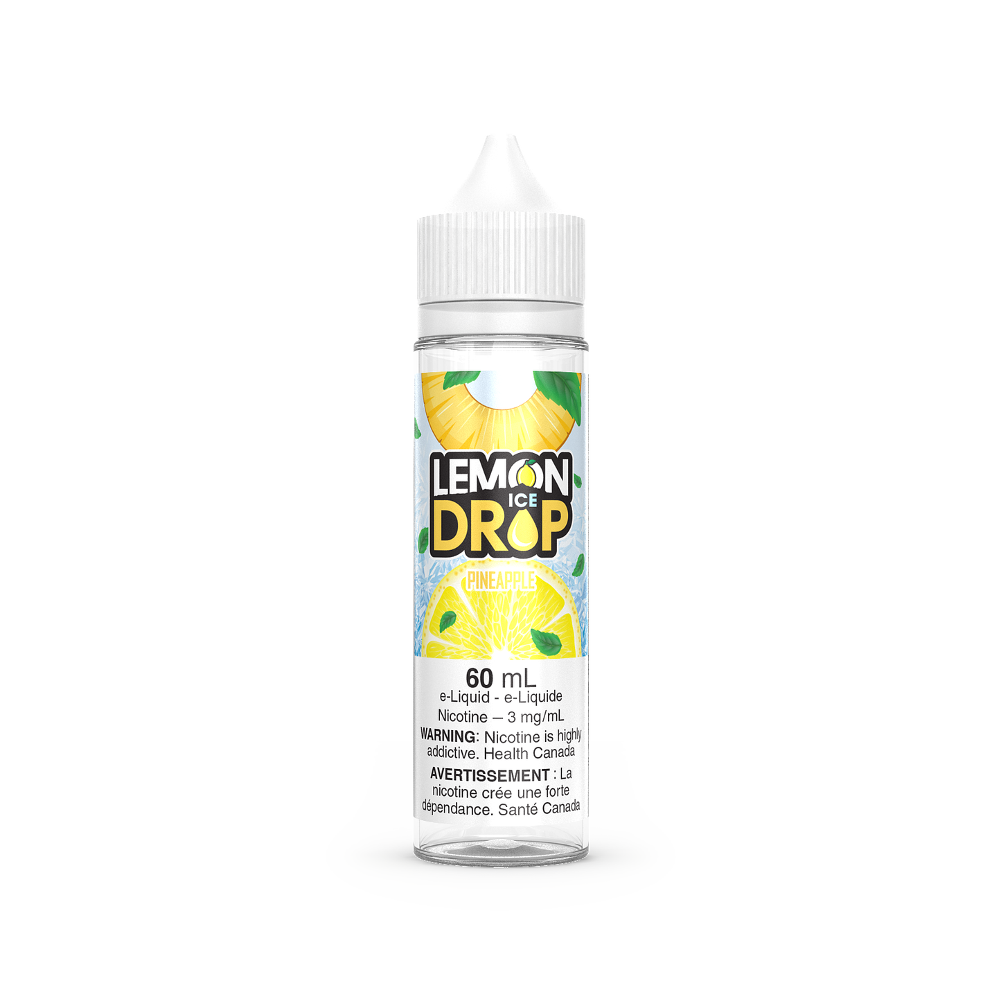 PINEAPPLE - Lemon Drop ICE - 60ml - FREE BASE - E-Liquid