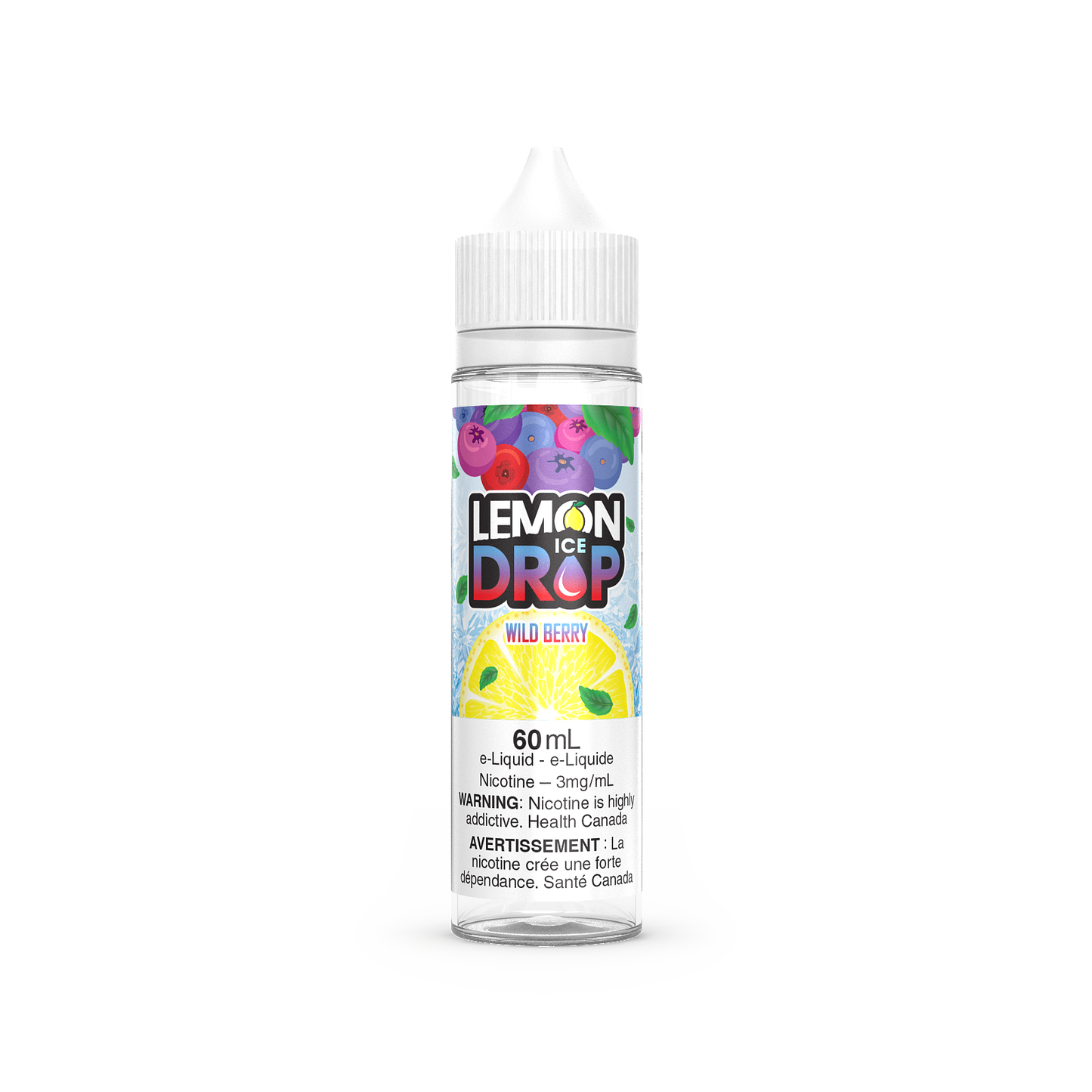 WILD BERRY - Lemon Drop ICE - 60ml - FREE BASE - E-Liquid