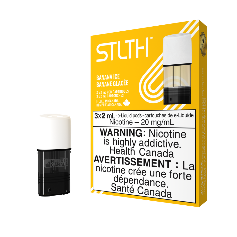 Banana Ice - STLTH Pod Pack - 20mg - Regular