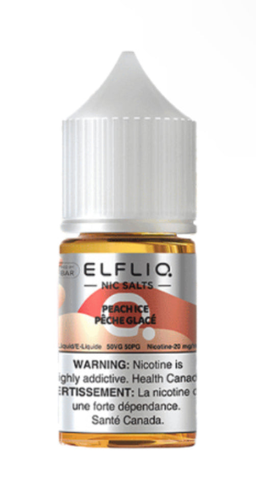 PEACH ICE - ELFLIQ NIC SALT E-LIQUID - 30ML - 20MG