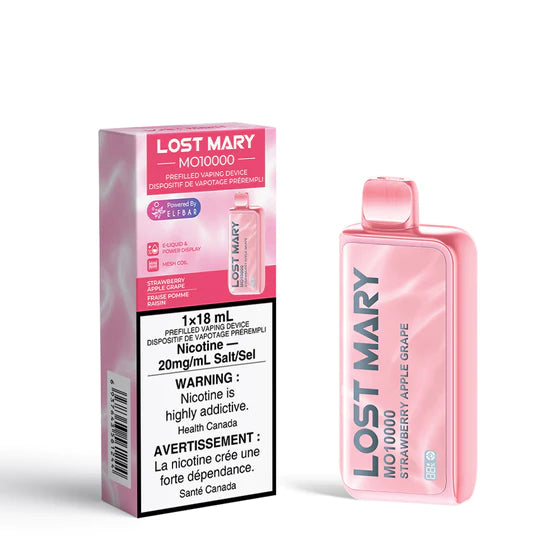 Lost Mary MO10000 Strawberry Apple Grape 18ml 20mg